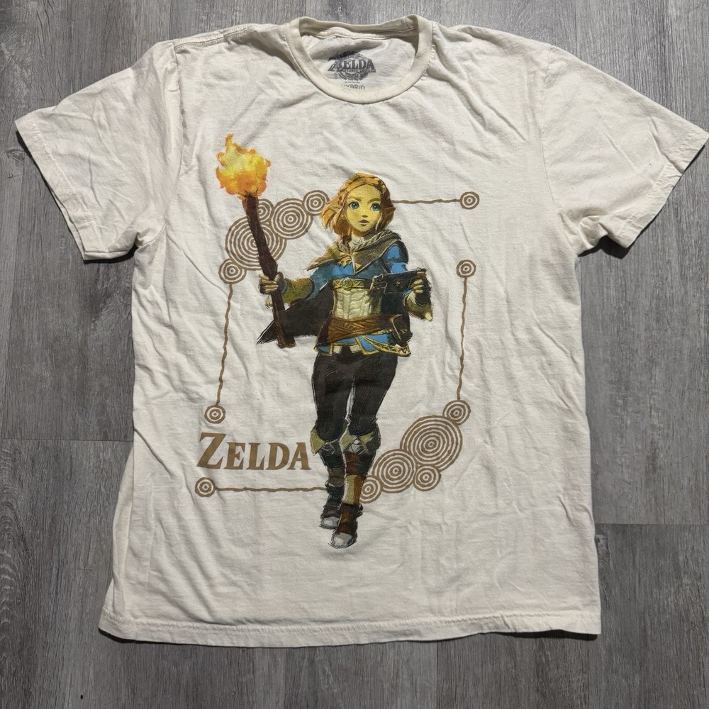 The Legend of Zelda Tears of the Kingdom T Shirt Size L Zelda Princess Tee